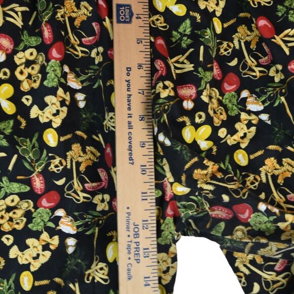 VTG 90s Chef Wear Pasta Italian Made in USA Baggy Elastic Waist Hippie Pants XS - Picture 13 of 13